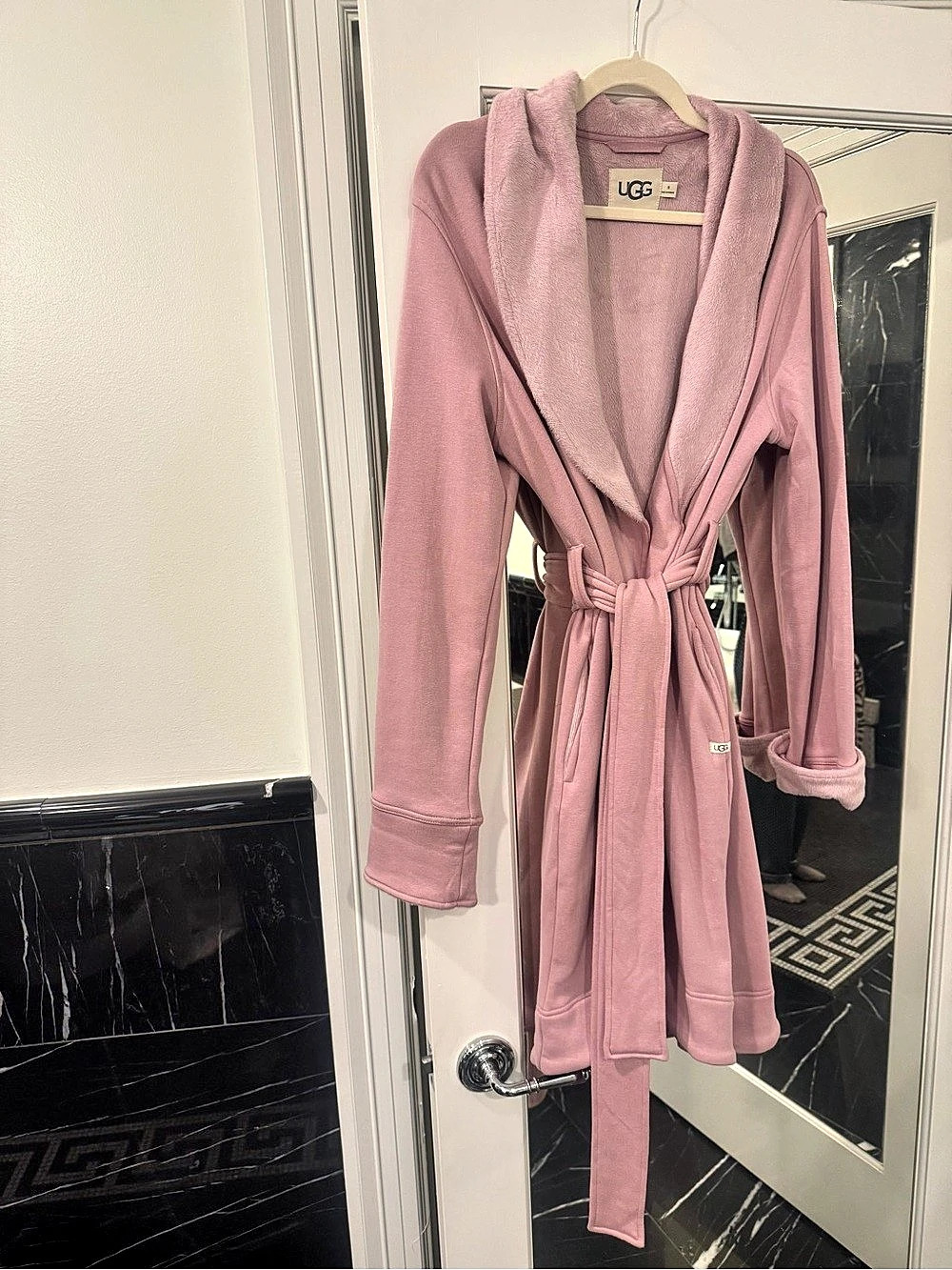 UGG Duffield II Robe Pink Wrap Robe Size Medium - Picture 2 of 5